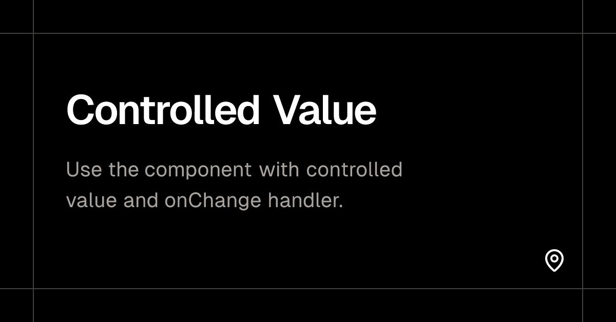 Controlled Value - shadcn place autocomplete